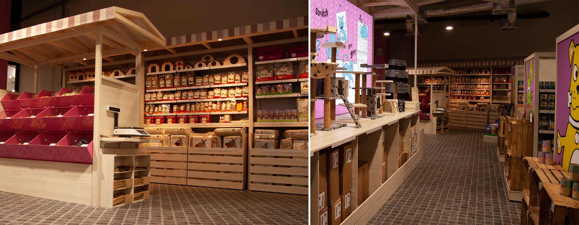 Der Ladenbauexperte Gerber hat das Ladenlokal designt und gebaut.